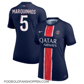 Paris Saint-Germain Marquinhos #5 Hjemmebanetrøje Dame 2024-25 Kortærmet